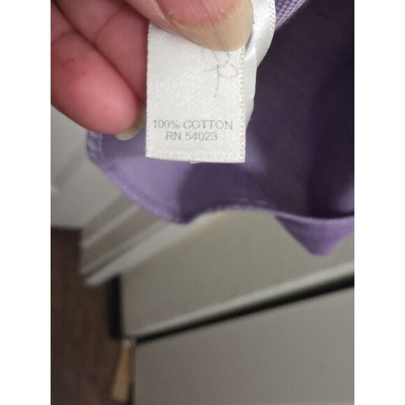 Banana Republic Non Iron SLIM FIT Men's Lavender Long-Sleeve Button-Up Dress Shi - Picture 7 of 8